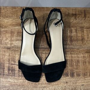 Ann Taylor Black Suede Heels